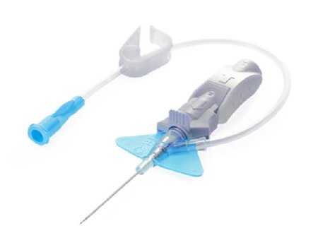 Catheter I.V. Closed Nexiva™ 24 Gauge 3/4 Inch Sliding Safety Needle Single Port (20/BX 4BX/CS) by BD  ID 383511